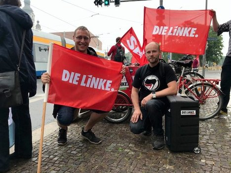 #SOGEHTSOLIDARISCH, Leipzig, Die Linke